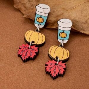 A Cup of Fall Earrings